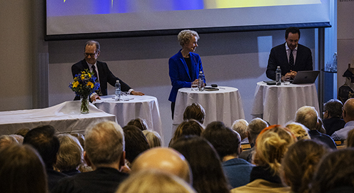Søren Liborius, Kristi Raik and Benajmin Tallis. Photo: Anders Clausen